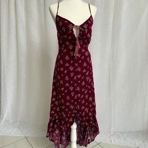 Beautiful wine colored summer dress